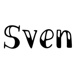 Naamsticker Sven