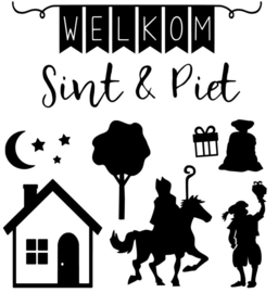 DIY stickervel Sint & Piet