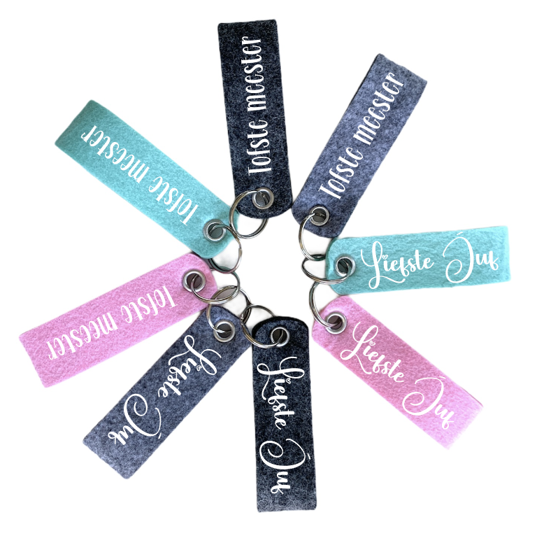 Sleutelhanger JUF of MEESTER