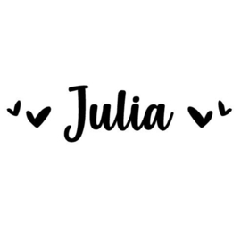 Naamsticker Julia