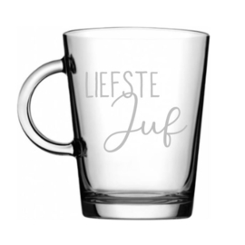 Theeglas | Liefste juf