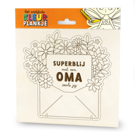 Kleurplankje | Oma