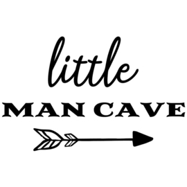 Muursticker | Little man cave