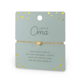 Hart Armband | Liefste Oma
