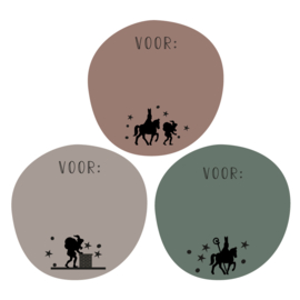 Sinterklaas stickers | 3 stuks