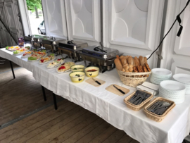 Warm en koud buffet compleet