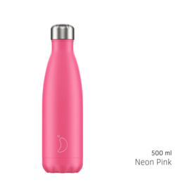 Drinkfles Chilly's - Neon Pink 500 ml