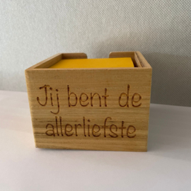 Memoblaadjes Jij bent de allerliefste