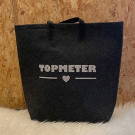 Vilten tas Teach. Love. Inspire. (NIEUW MODEL)