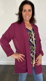 Blazer Lisa aubergine (Maat2)