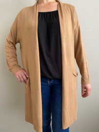 Vest viki lang camel