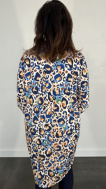 Tuniek Liz panter blauw