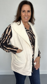 Bodywarmer lammy ecru SALE