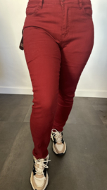 B.S. Skinny high Waist  jeans  bordeaux