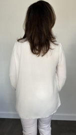 Top Nina crepe ecru