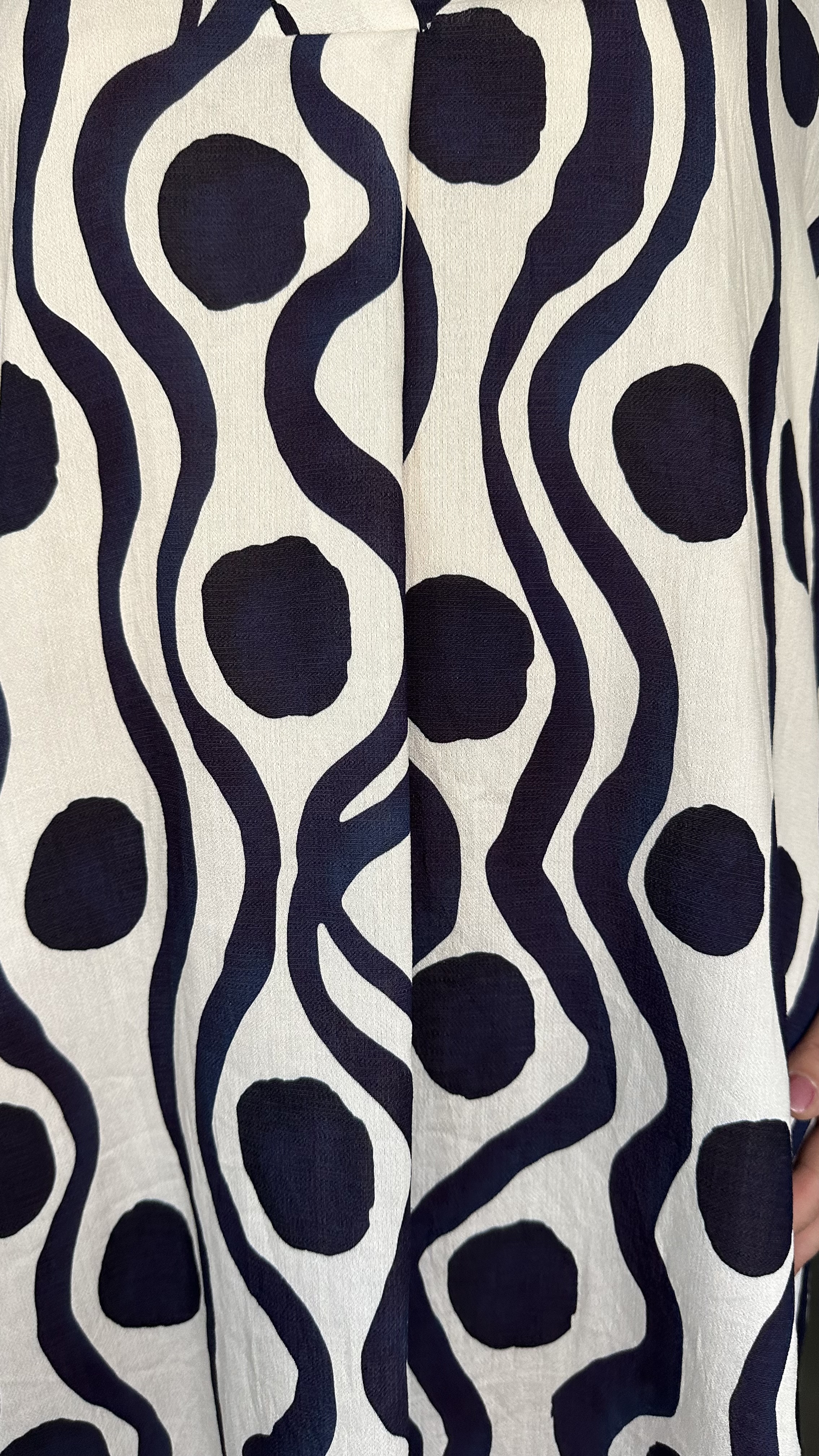 Jurk Leya waves &spots +Size Marine