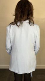 Blazer met strik +SIZE ijsblauw SALE