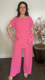 2-Delig pak Reza met strik fuchsia