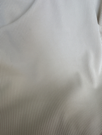 Hemd met brede schouderband ribbel Beige/ Zand