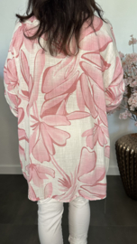 Blouse Kenzi gebloemd Roze