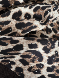 Velvet sweater panter sparkle Choco