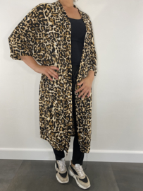 Lang vest dark panter bruin