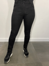 BBS Jeans met glitter zwart