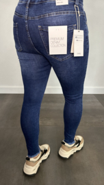 G-smack stretch jeans ragged silver sparkle