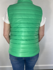 Bodywarmer gewatteerd groen SALE