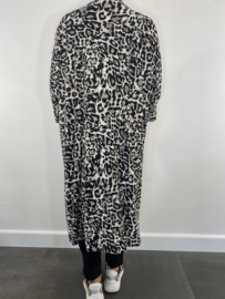 Lang vest dark panter grijs