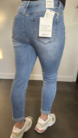 G-smack stretch MOM fit jeans  butterfly