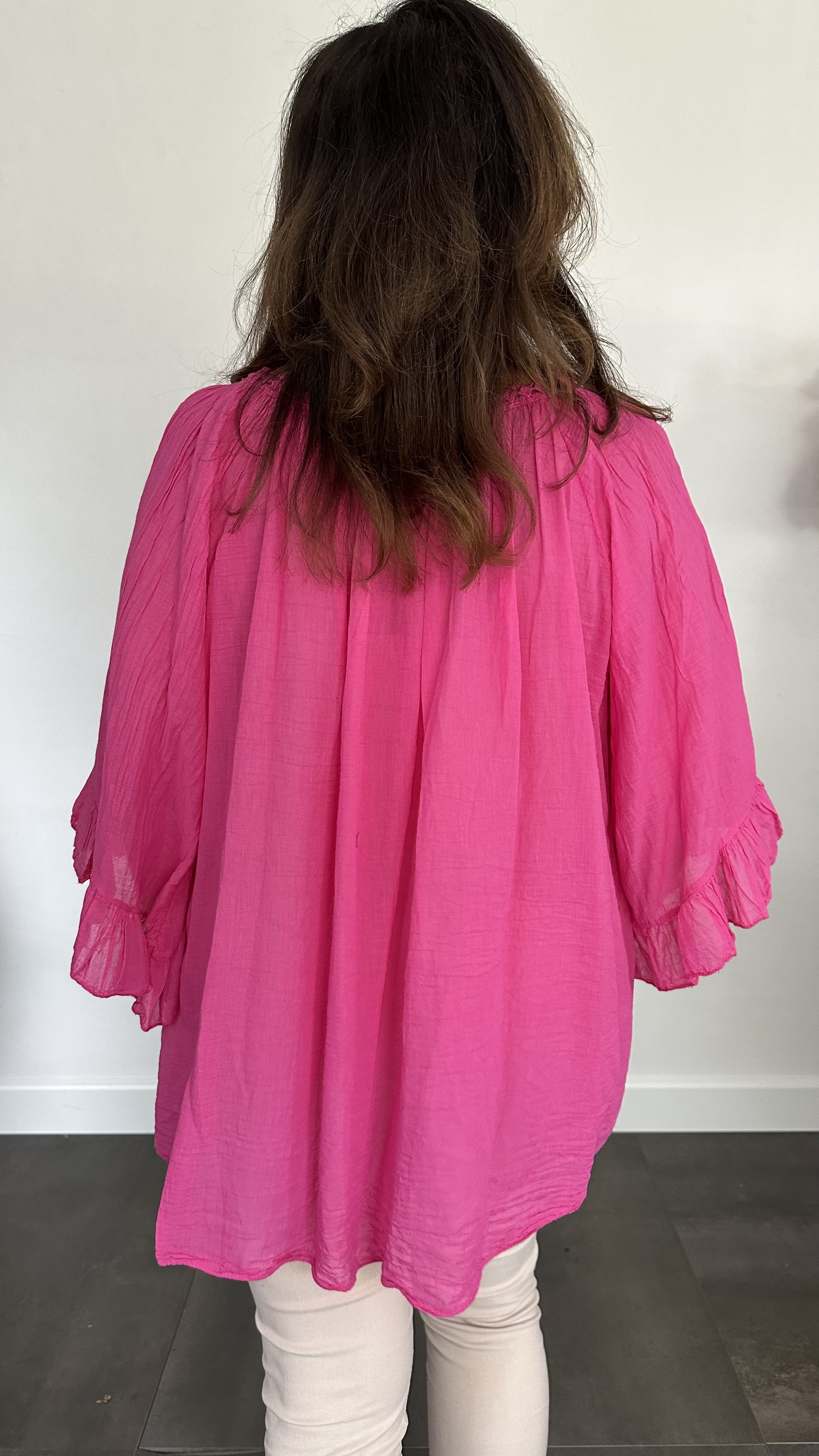 Blouse Veronica UNI +SIZE fuchsia