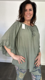 Blouse Veronica UNI +SIZE army