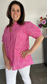 Blouse Isabella bling fuchsia