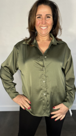 Blouse Roxy satijn look army SALE