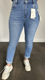 Red Berry/G-smack stretch jeans MOM fit denim blue