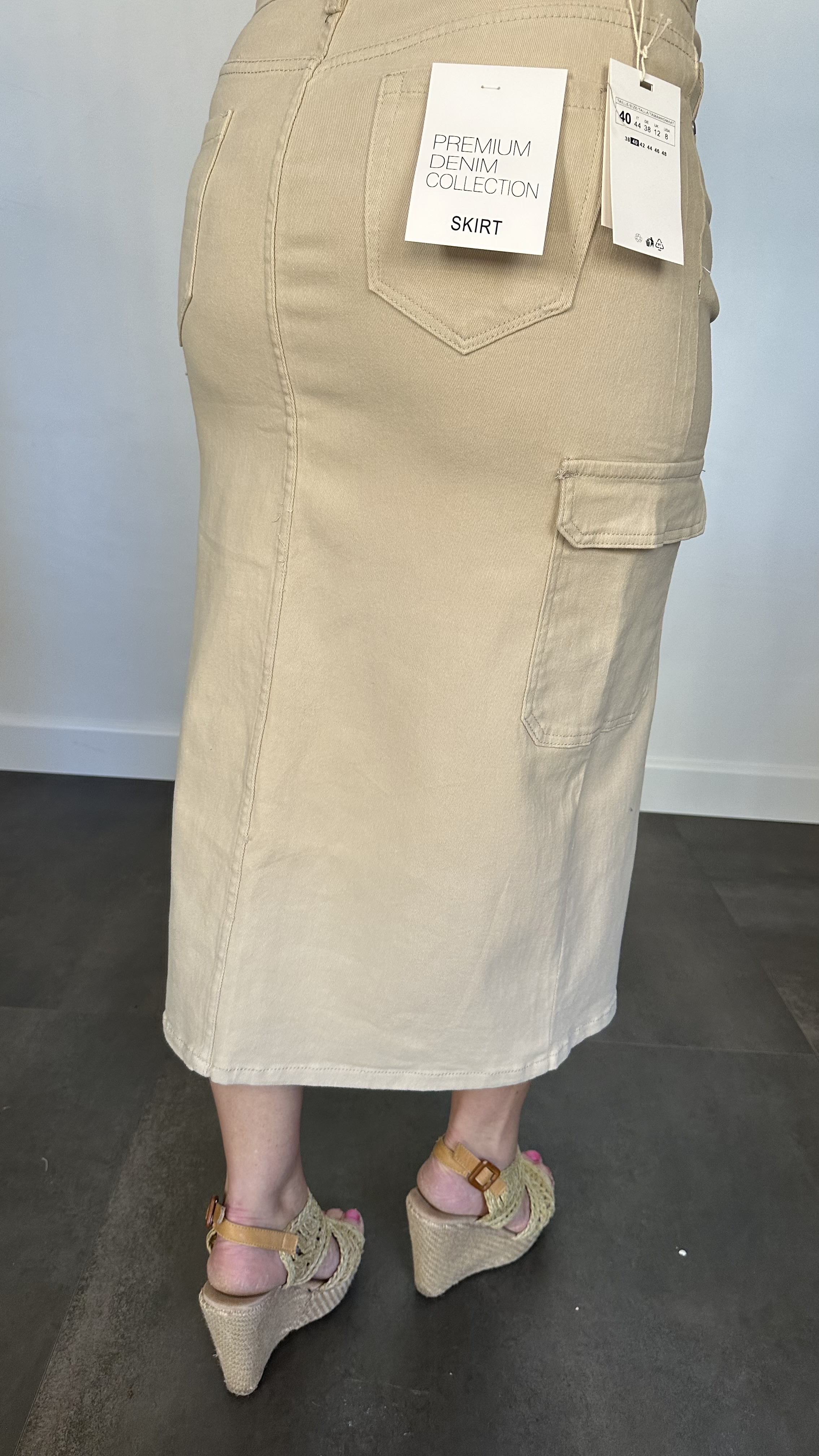 Denim rok G-smack zand