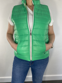 Bodywarmer gewatteerd groen SALE