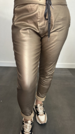 Joggjeans Leatherlook coating gold