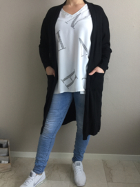 Vest zwart