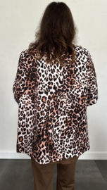 Blazer cheeta cognac/ecru +SIZE