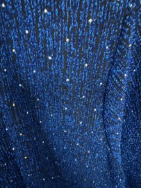 Glitter vest Roxane Kobalt blauw