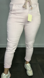 Joggjeans roze +size