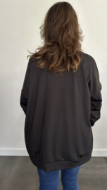 Vest met rits TRAVEL +SIZE zwart