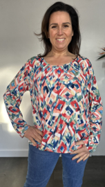 Ballon shirt met elastiek selma