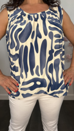 Ballon top Fantasy Animal blauw
