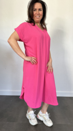 Jurk Maya +Size fuchsia