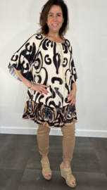Tuniek Fleur zwart