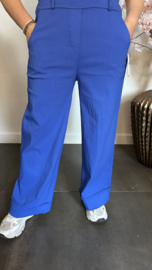 Highwaist WIDE LEG jogger Kobalt