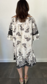 Jurk Bianca paisley zwart +SIZE